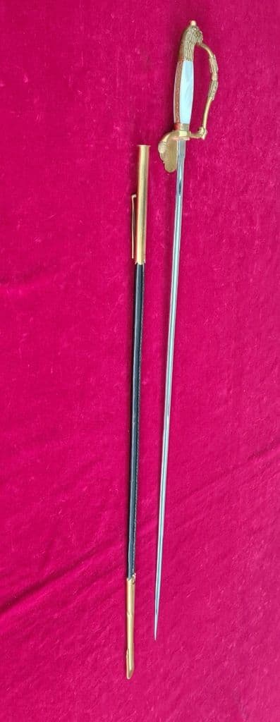 A fine 20th century Norwegian DIPLOMATIC Sword in scabbard By Wilkinson sword of London.Ref 3942